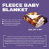 Personalized Baby Superhero Blanket – Wonder Girl Style with Custom Name, Date & Background Options